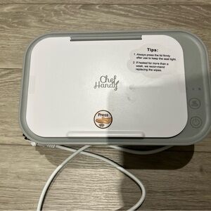 Chef Handy Baby Wipe Warmer in White and Light Gray